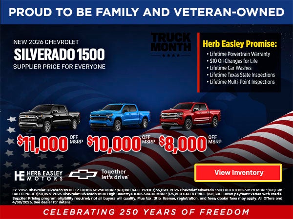 New 2026 Chevrolet Silverado 1500