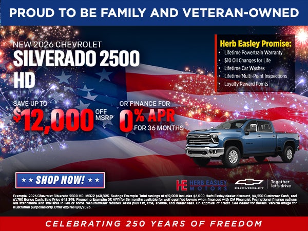 New 2026 Chevrolet Silverado 2500 HD