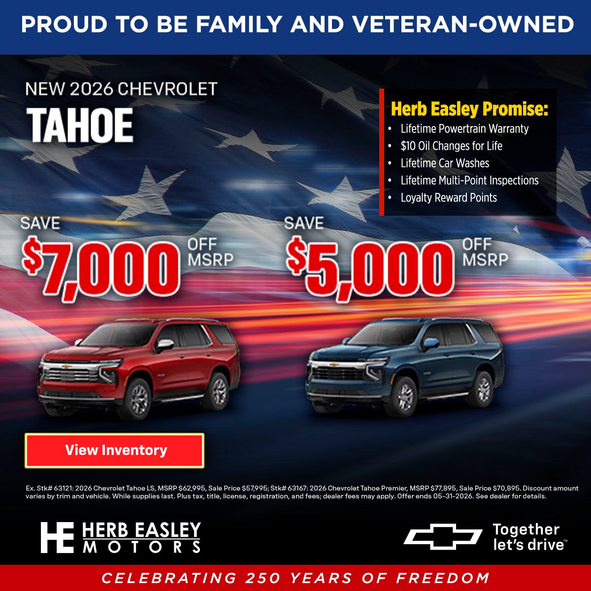 New 2026 Chevrolet Tahoe